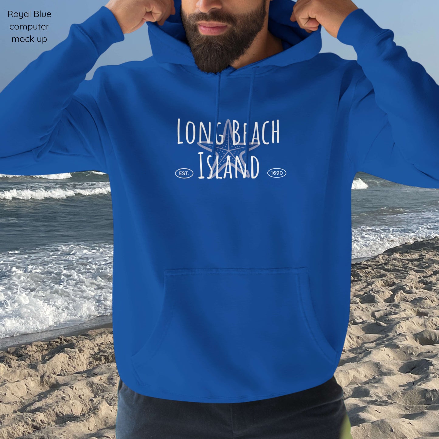 Shoreline Hoodie, Long Beach Island