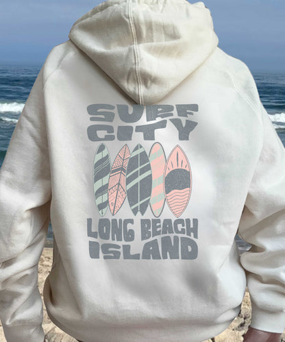 Pastel Quiver Hoodie, Surf CIty