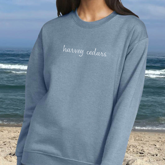 Breezy Days Crewneck Sweatshirt, Harvey Cedars