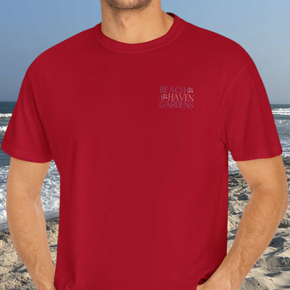 Patriotic Comfort Colors tee, Beach Haven Gardens