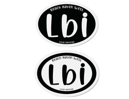 LBI Oval Magnet, Beach Haven West