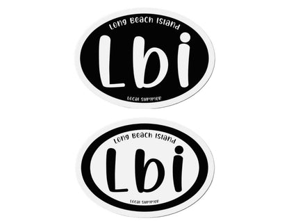 LBI Oval Magnet, Long Beach Island