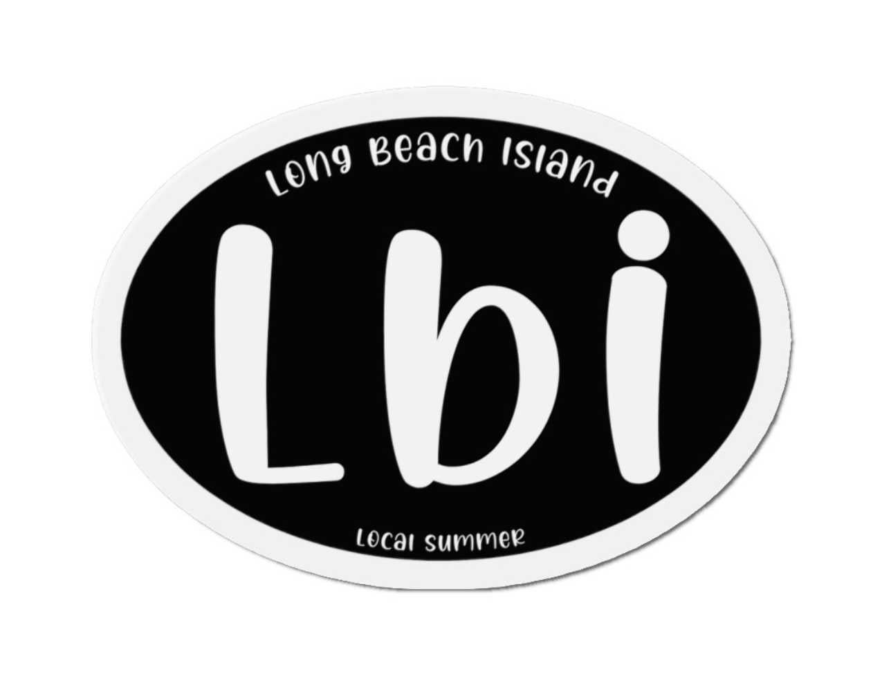 LBI Oval Magnet, Long Beach Island