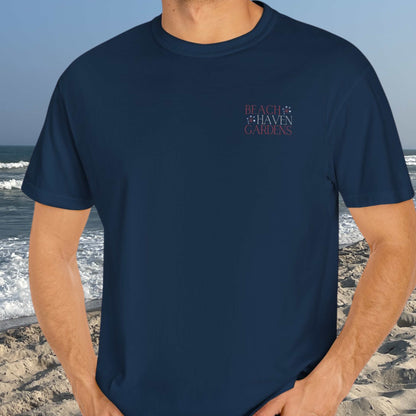 Patriotic Comfort Colors tee, Beach Haven Gardens