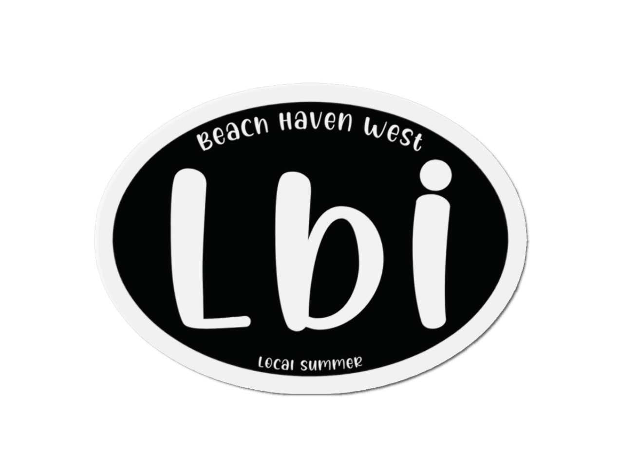 LBI Oval Magnet, Beach Haven West