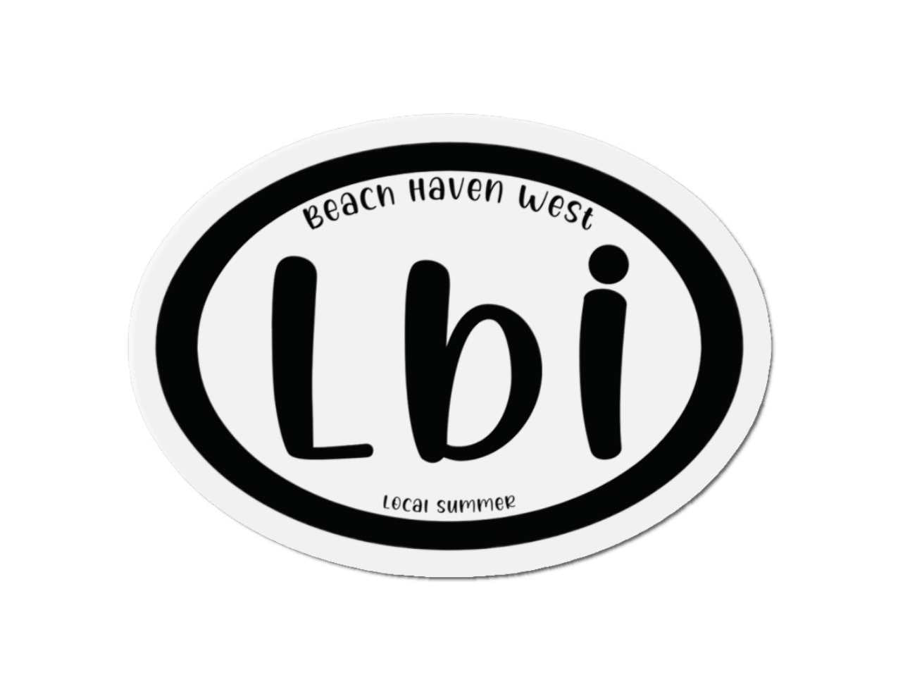 LBI Oval Magnet, Beach Haven West