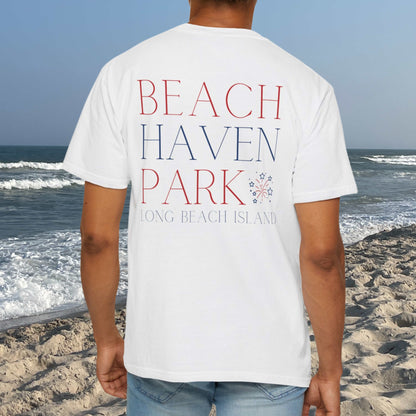 Patriotic Comfort Colors tee, Beach Haven Park