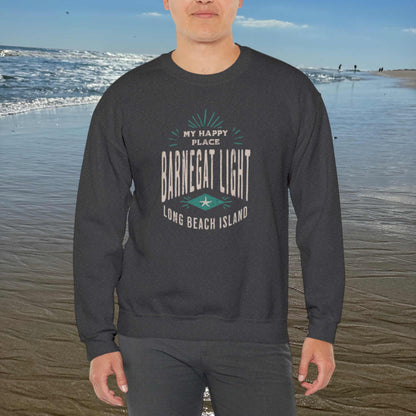 My Happy Place Sweatshirt, Barnegat Light