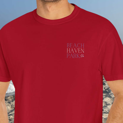 Patriotic Comfort Colors tee, Beach Haven Park