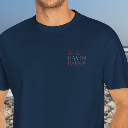 Patriotic Comfort Colors tee, Beach Haven Park