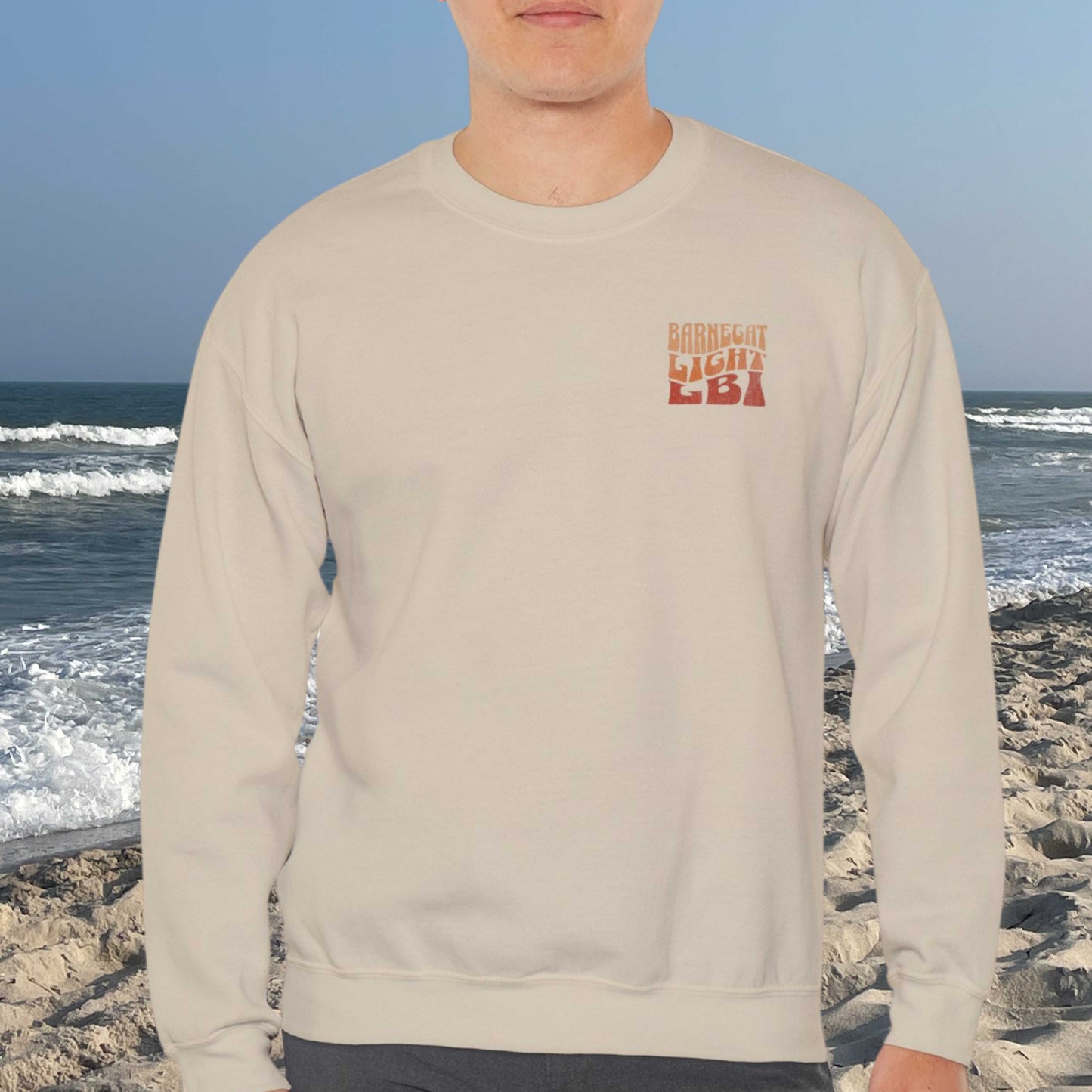 Sunrise Crewneck Sweatshirt, Barnegat Light