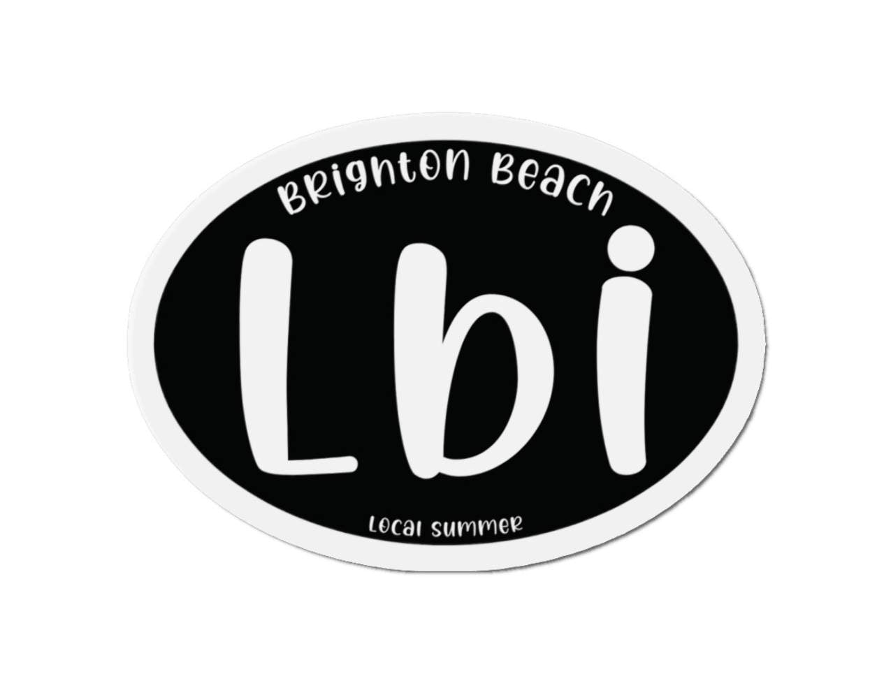 LBI Oval Magnet, Brighton Beach