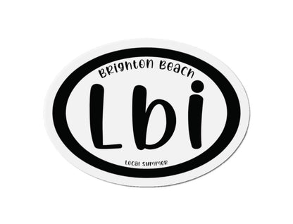 LBI Oval Magnet, Brighton Beach