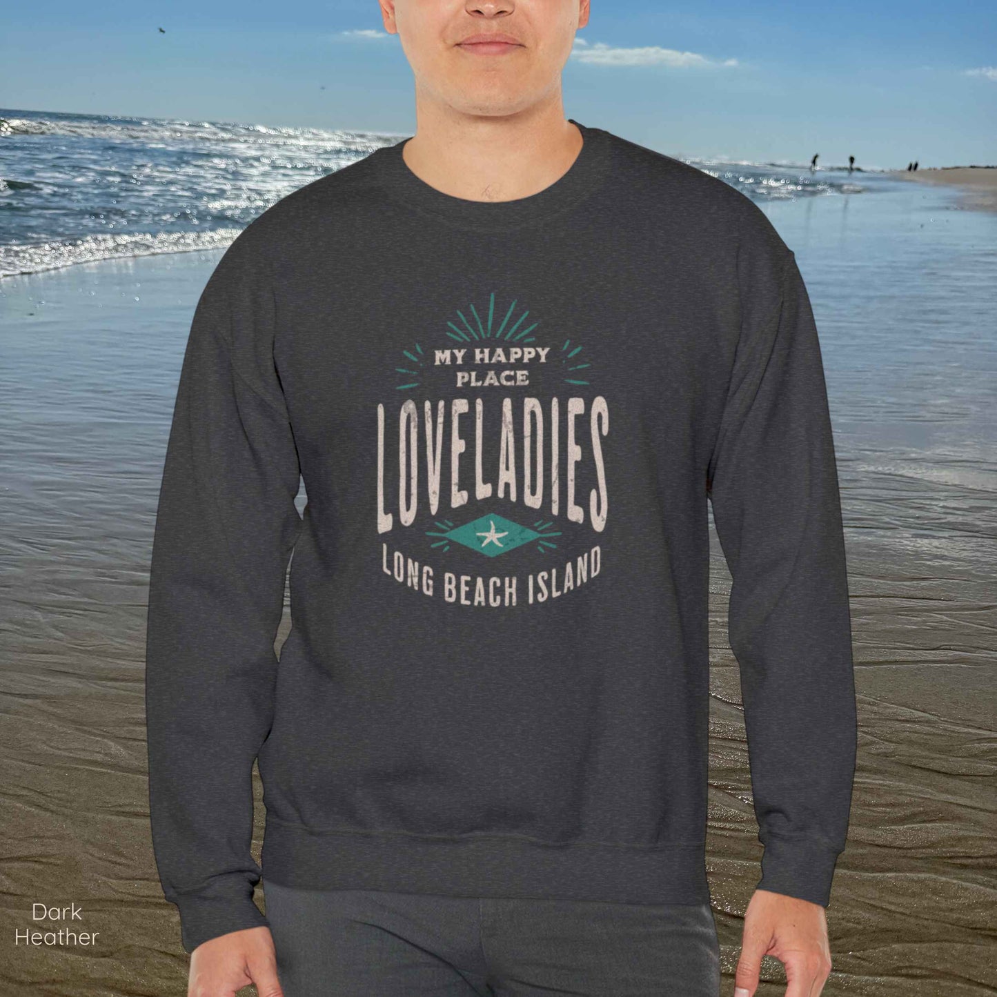 My Happy Place Sweatshirt, Loveladies