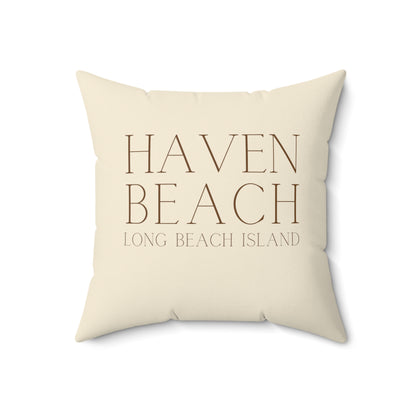 Driftwood Square Pillow, Haven Beach