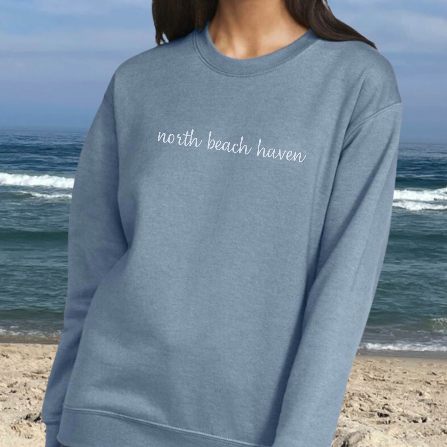 Breezy Days Crewneck Sweatshirt, North Beach Haven