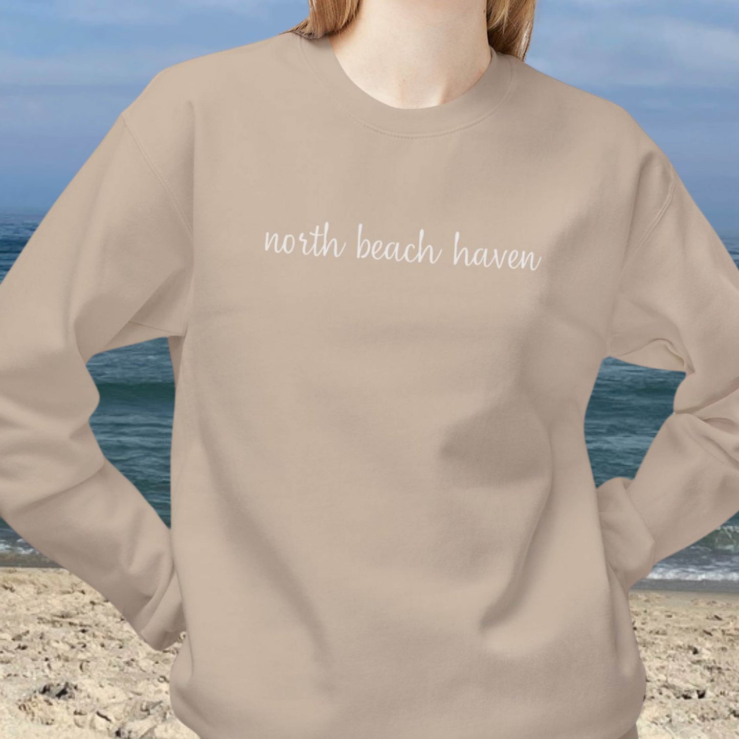 Breezy Days Crewneck Sweatshirt, North Beach Haven