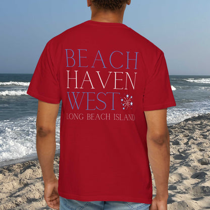 Patriotic Comfort Colors tee, Beach Haven West