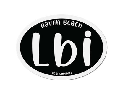 LBI Oval Magnet, Haven Beach