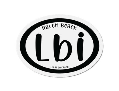 LBI Oval Magnet, Haven Beach