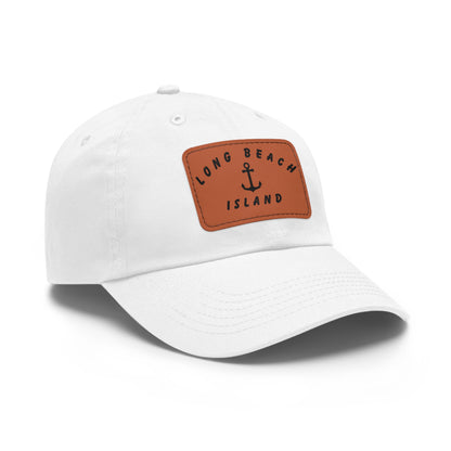 Long Beach Island hat with anchor patch