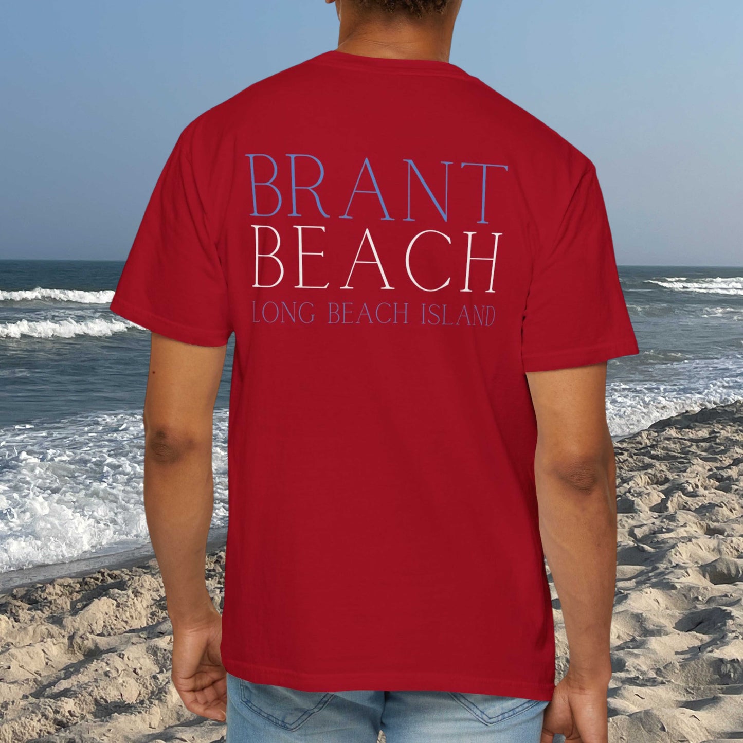 Patriotic Comfort Colors tee, Brant Beach