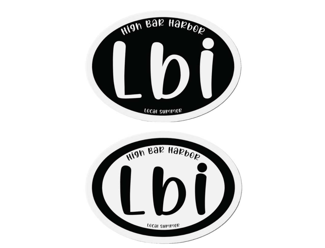 LBI Oval Magnet, High Bar Harbor