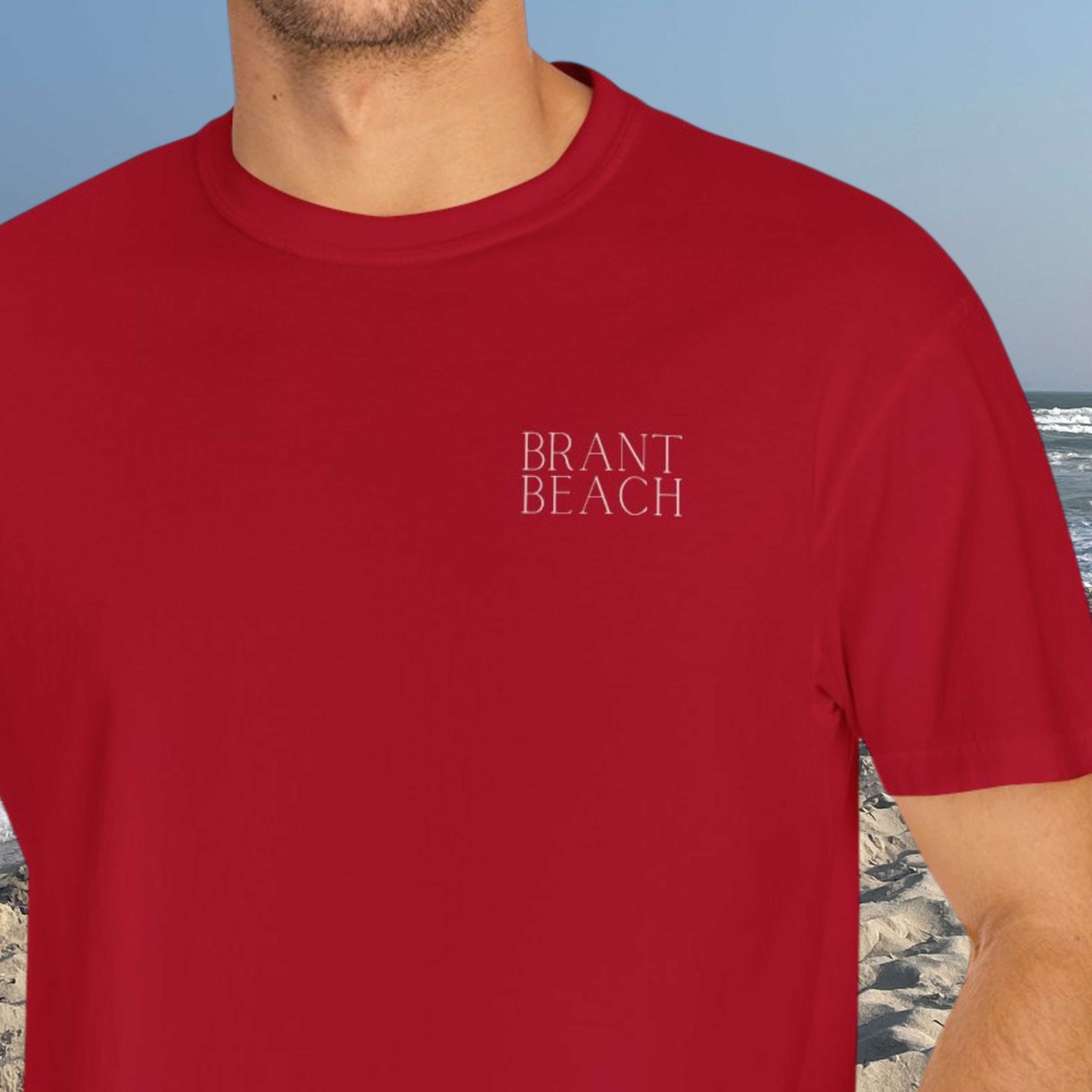 Patriotic Comfort Colors tee, Brant Beach