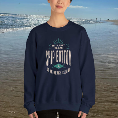 My Happy Place Sweatshirt, Ship Bottom