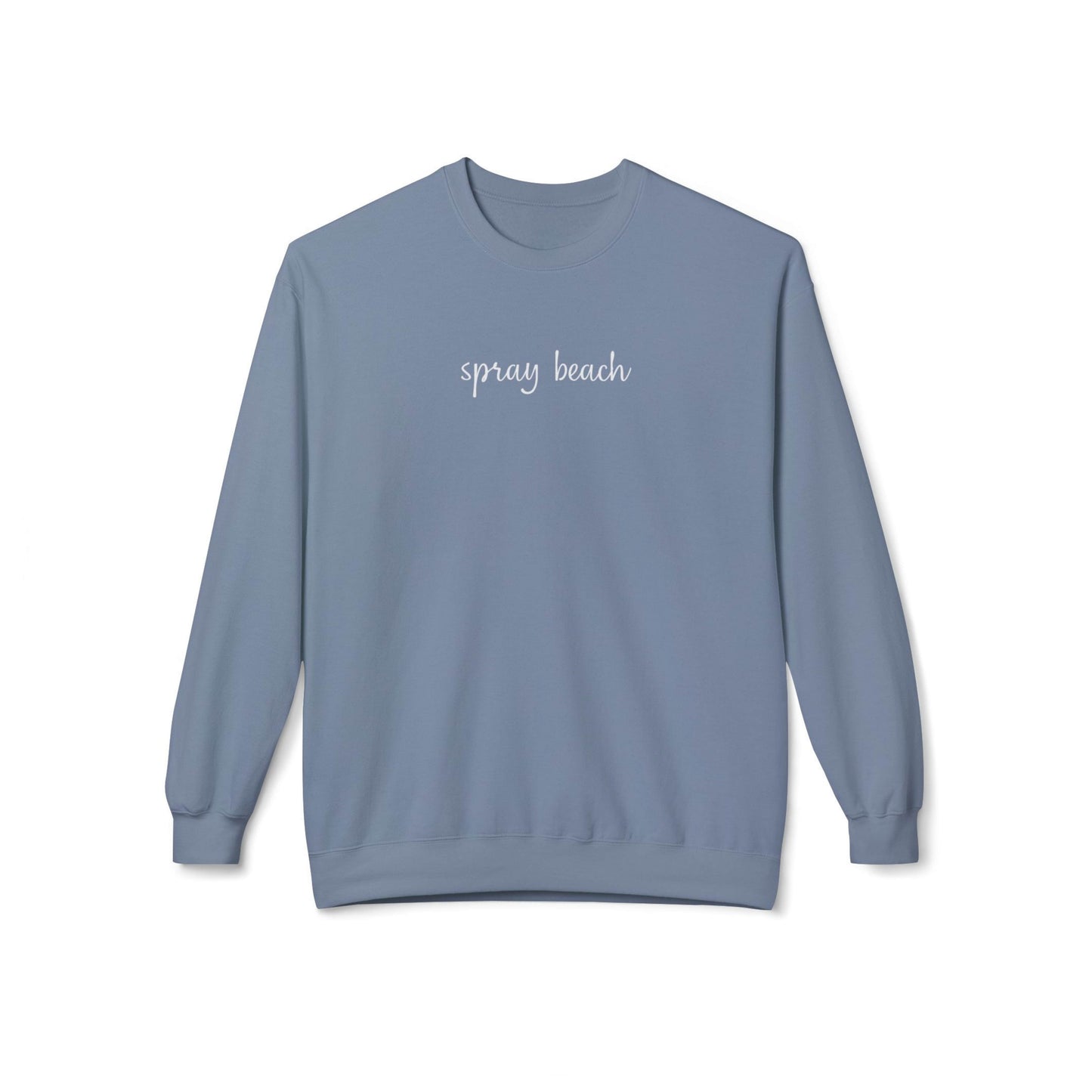 Breezy Days Crewneck Sweatshirt, Spray Beach