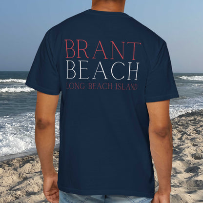 Patriotic Comfort Colors tee, Brant Beach