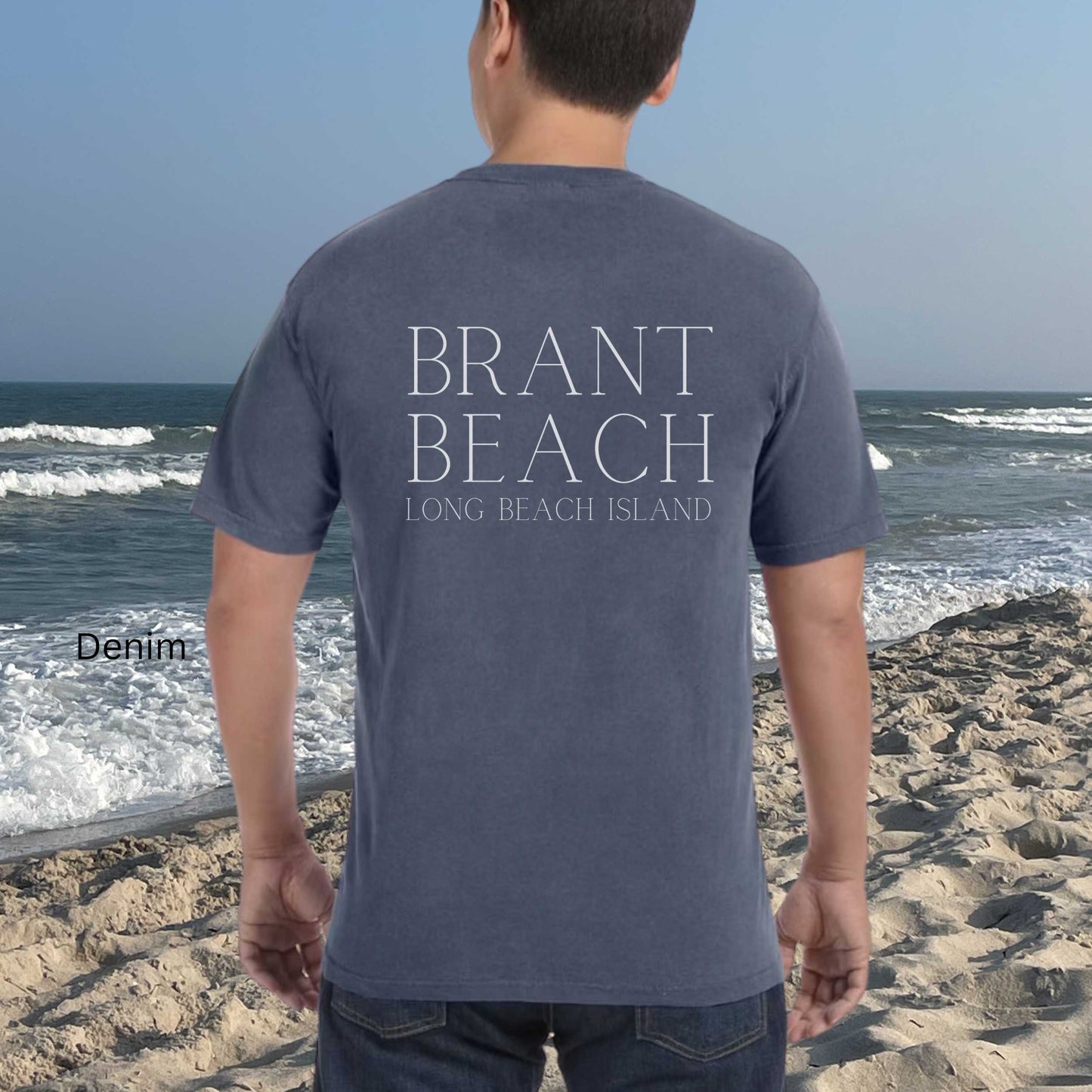 Waves Comfort Colors Short Sleeve Tee, Brant Beach