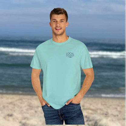 Local Summer Watercolor Beach Comfort Colors Tee