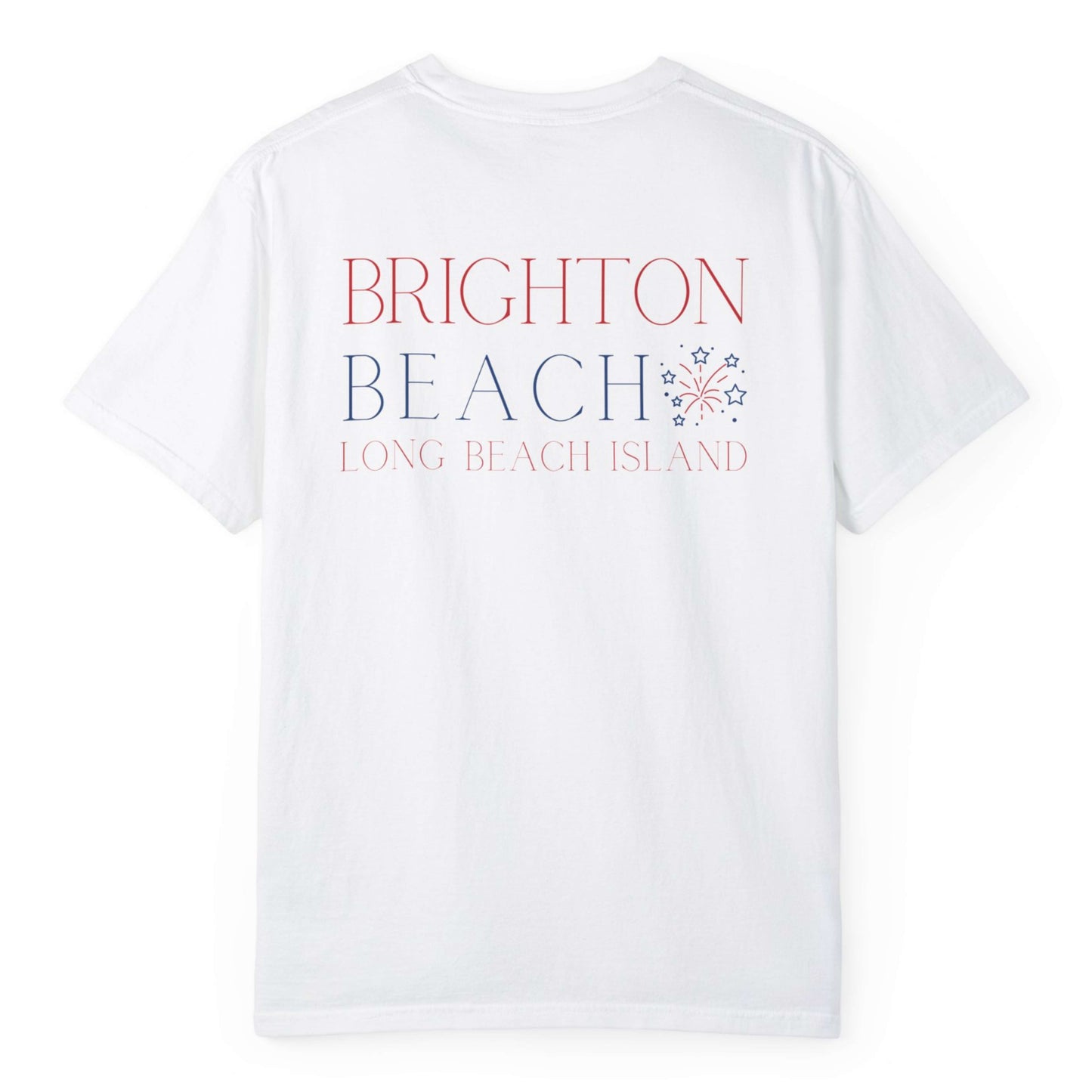 Patriotic Comfort Colors tee, Brighton Beach