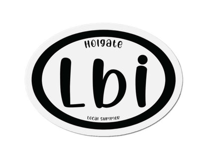 LBI Oval Magnet, Holgate