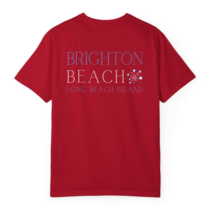 Patriotic Comfort Colors tee, Brighton Beach