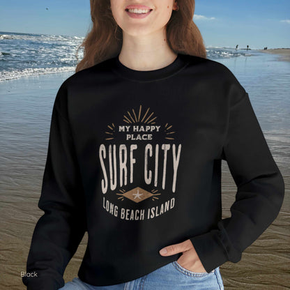 My Happy Place Sweatshirt, Surf City