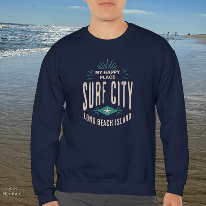 My Happy Place Sweatshirt, Surf City