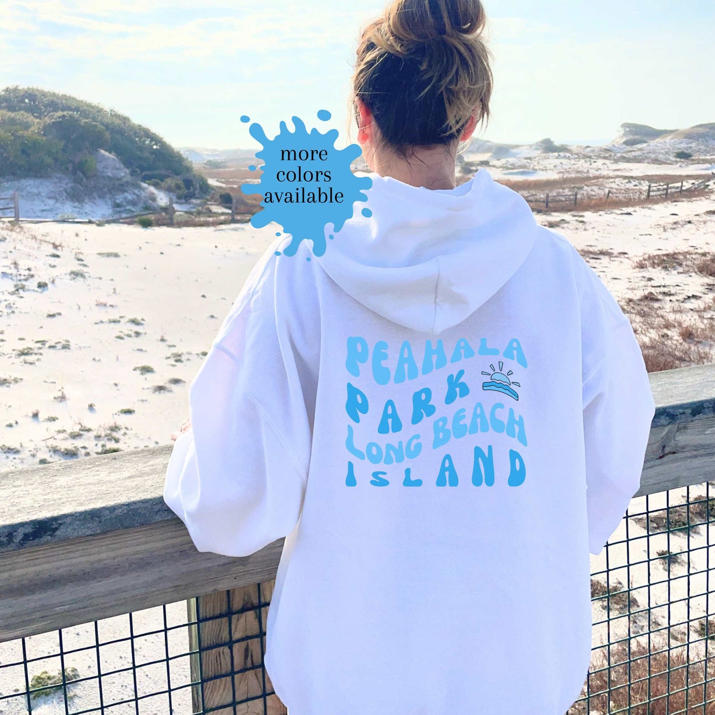 Blue wave Hoodie, Peahala Park