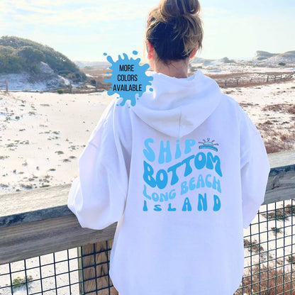 Blue wave Hoodie, Ship Bottom