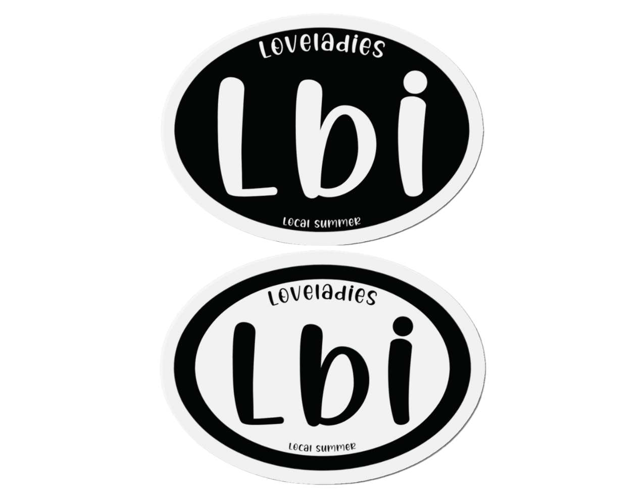 LBI Oval Magnet, Loveladies