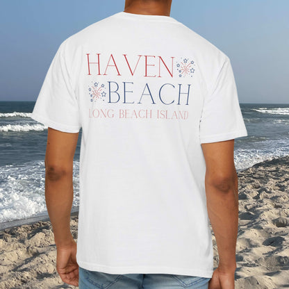 Patriotic Comfort Colors tee, Haven Beach