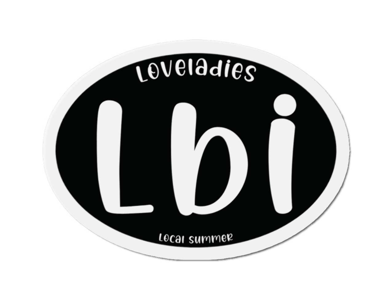 LBI Oval Magnet, Loveladies