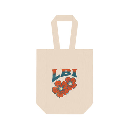 LBI flower Double Wine Tote Bag