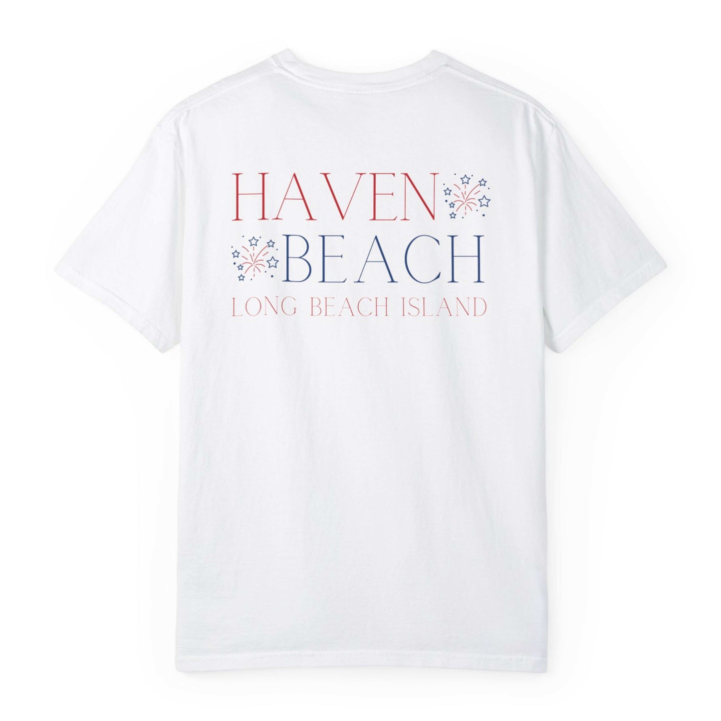 Patriotic Comfort Colors tee, Haven Beach