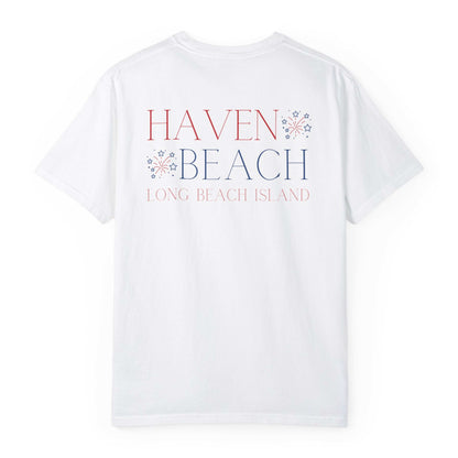 Patriotic Comfort Colors tee, Haven Beach