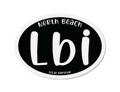 LBI Oval Magnet, North Beach