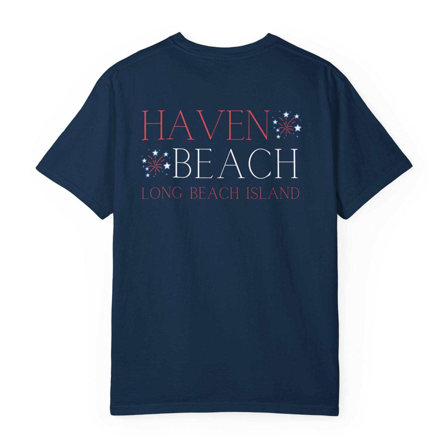 Patriotic Comfort Colors tee, Haven Beach