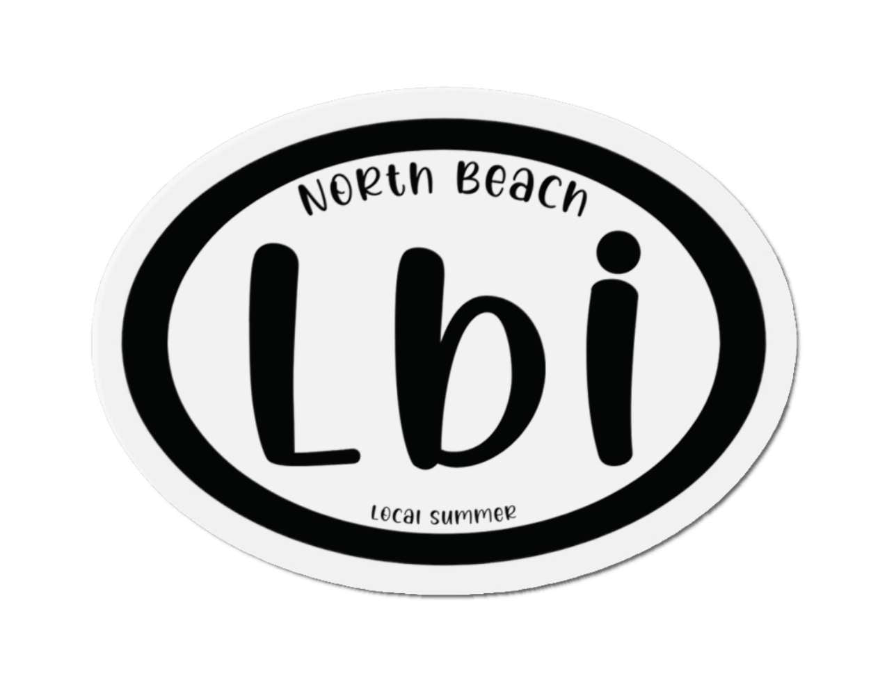 LBI Oval Magnet, North Beach