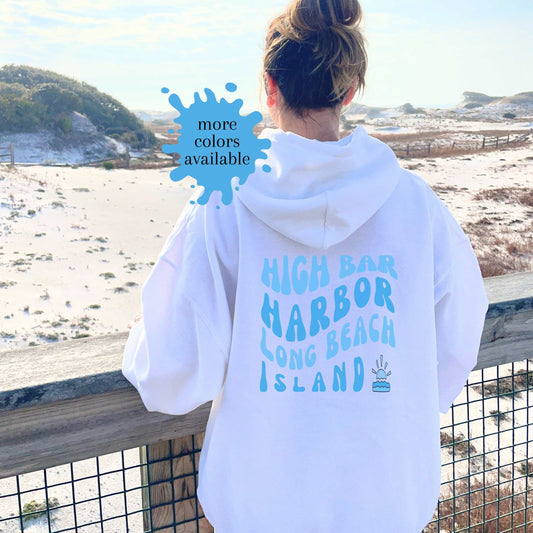 Blue Wave Hoodie, High Bar Harbor